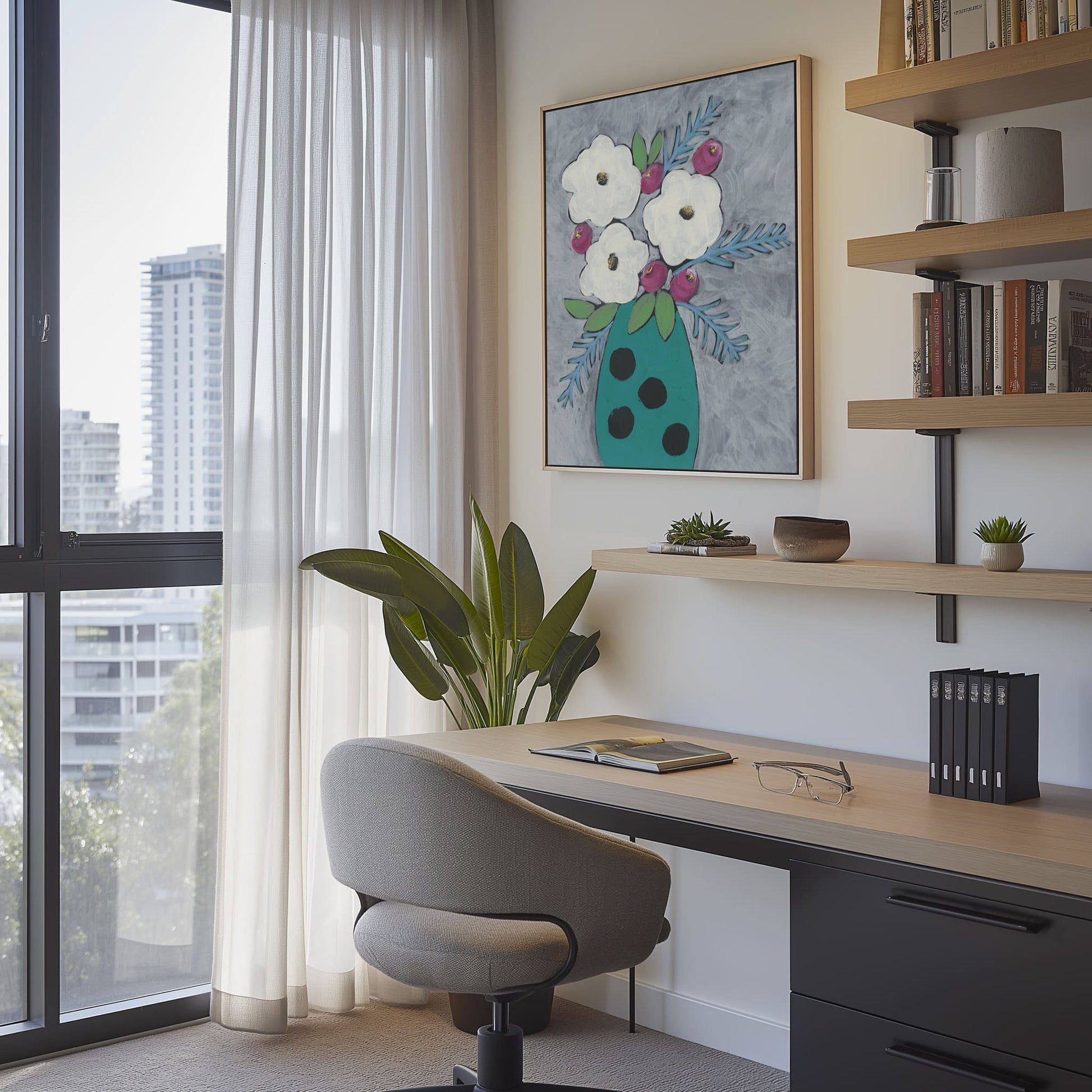 Floral Frolic II Wall Art