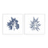 Navy Seaweed I and II Wall Art