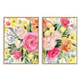Blossomy Gathering I and II Wall Art