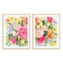 Blossomy Gathering I and II Wall Art