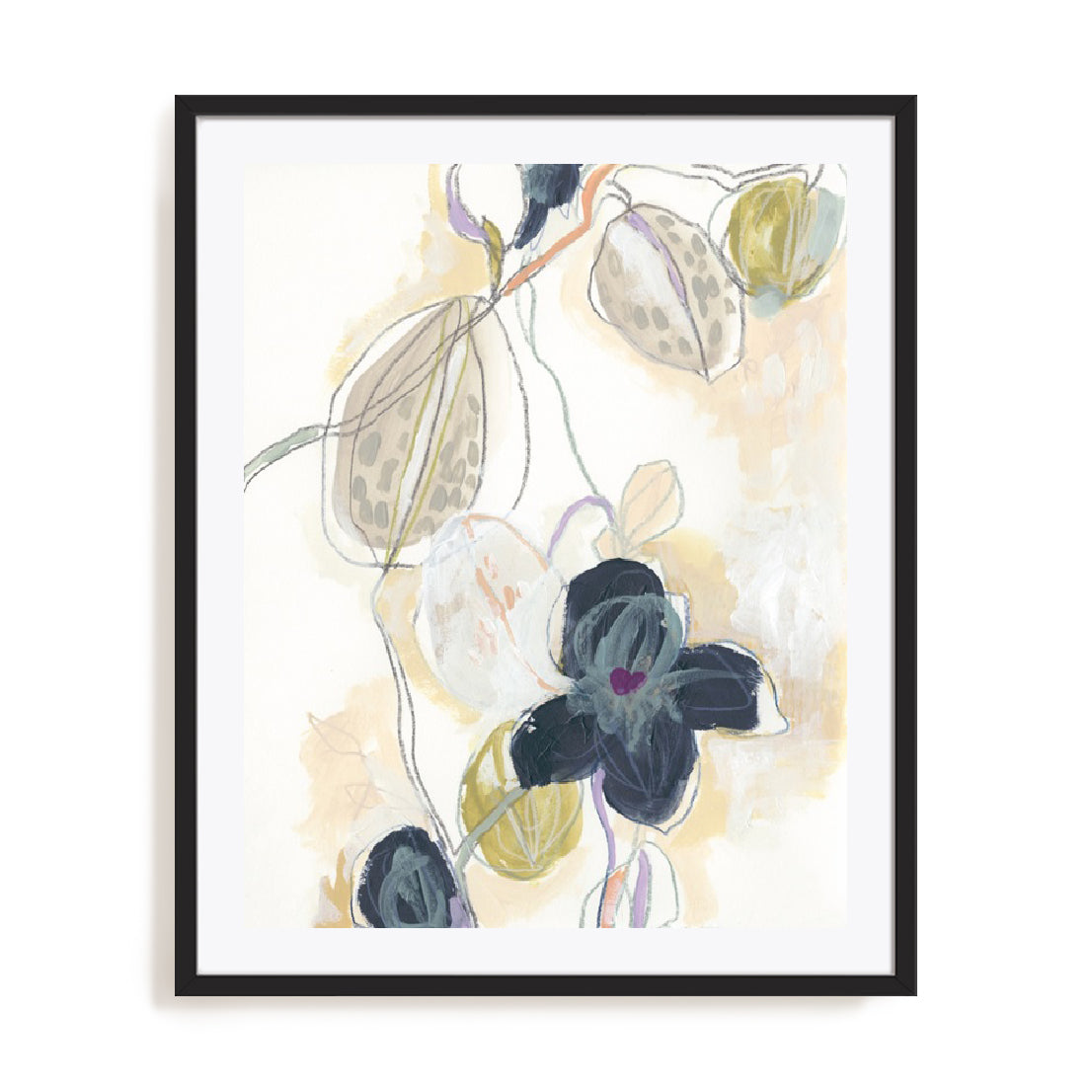 Abstracted Orchid I Wall Art