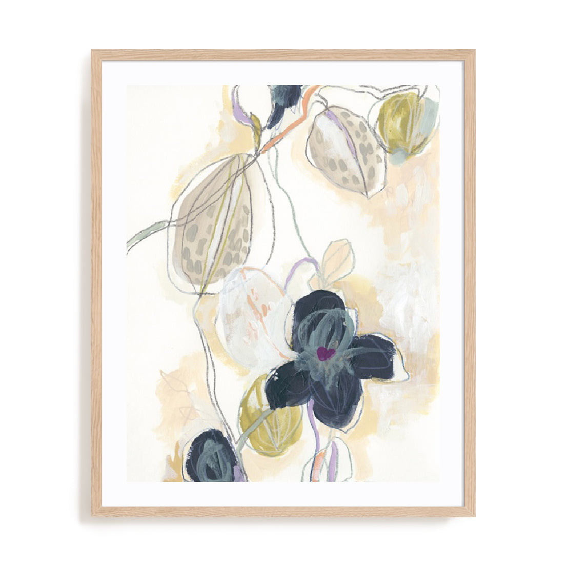 Abstracted Orchid I Wall Art