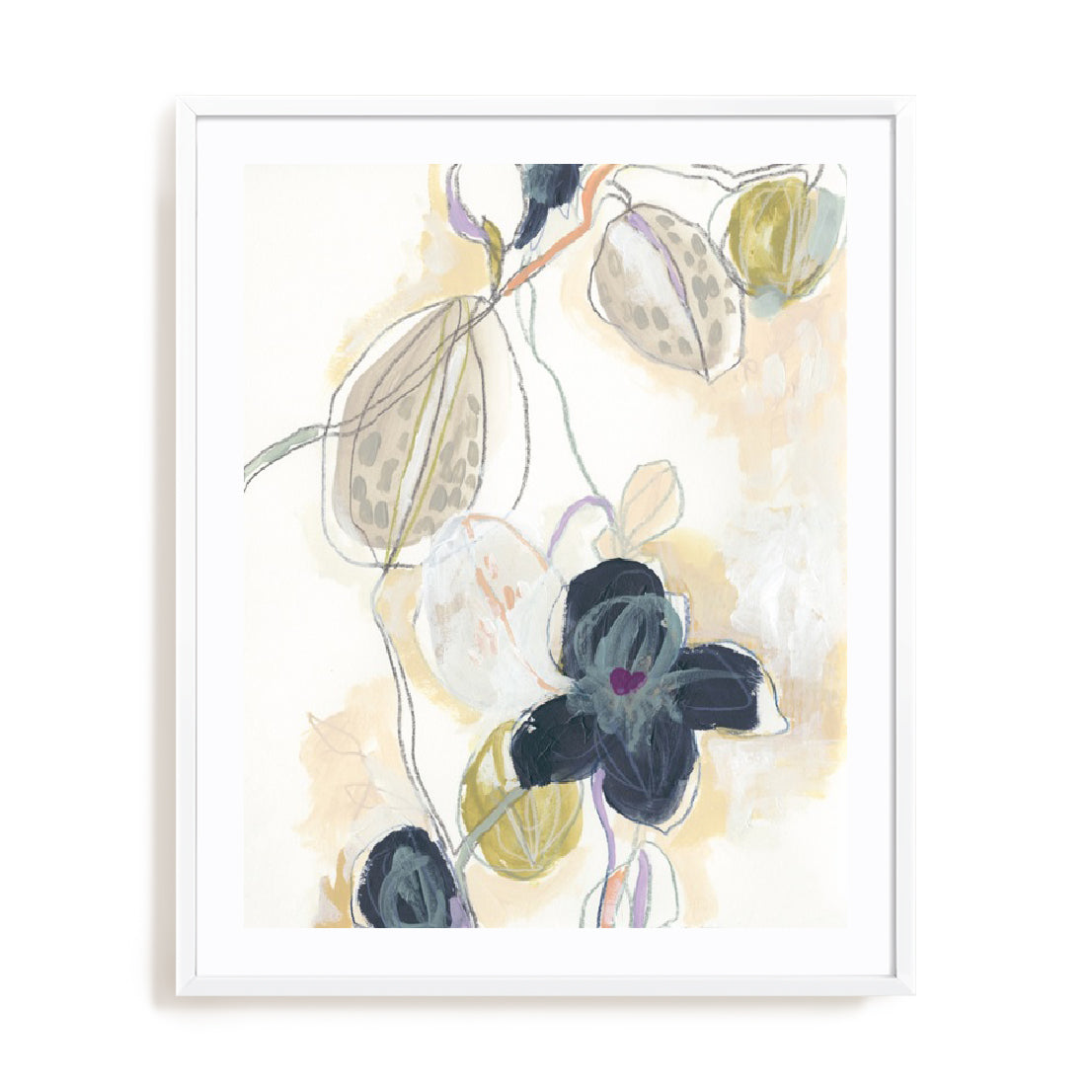 Abstracted Orchid I Wall Art