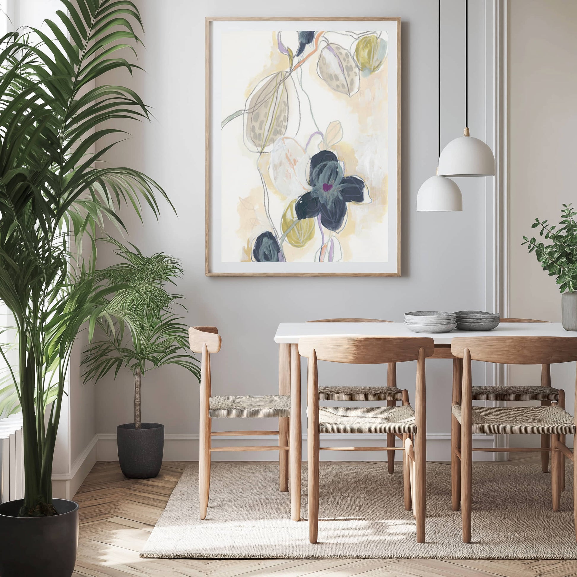 Abstracted Orchid I Wall Art