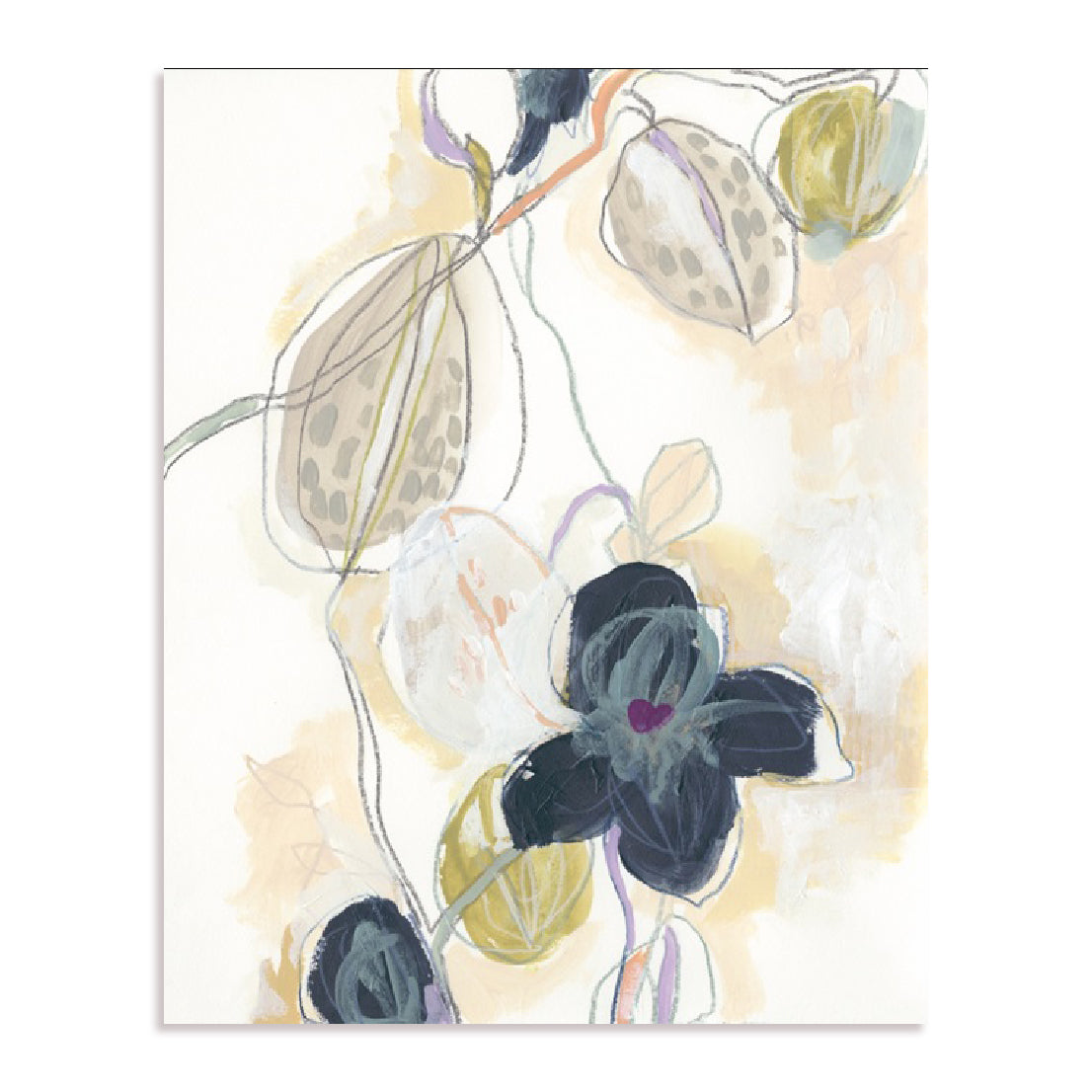 Abstracted Orchid I Wall Art