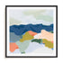 Mountain Mosaic I Wall Art #oran_black-white-border