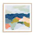 Mountain Mosaic I Wall Art #oran_natural-white-border