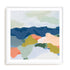 Mountain Mosaic I Wall Art #oran_white-white-border