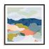 Mountain Mosaic II Wall Art #oran_black-white-border