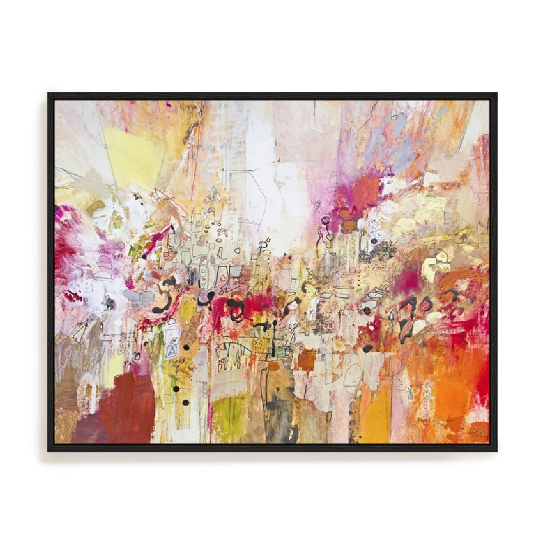 Red, White and Gold I Wall Art