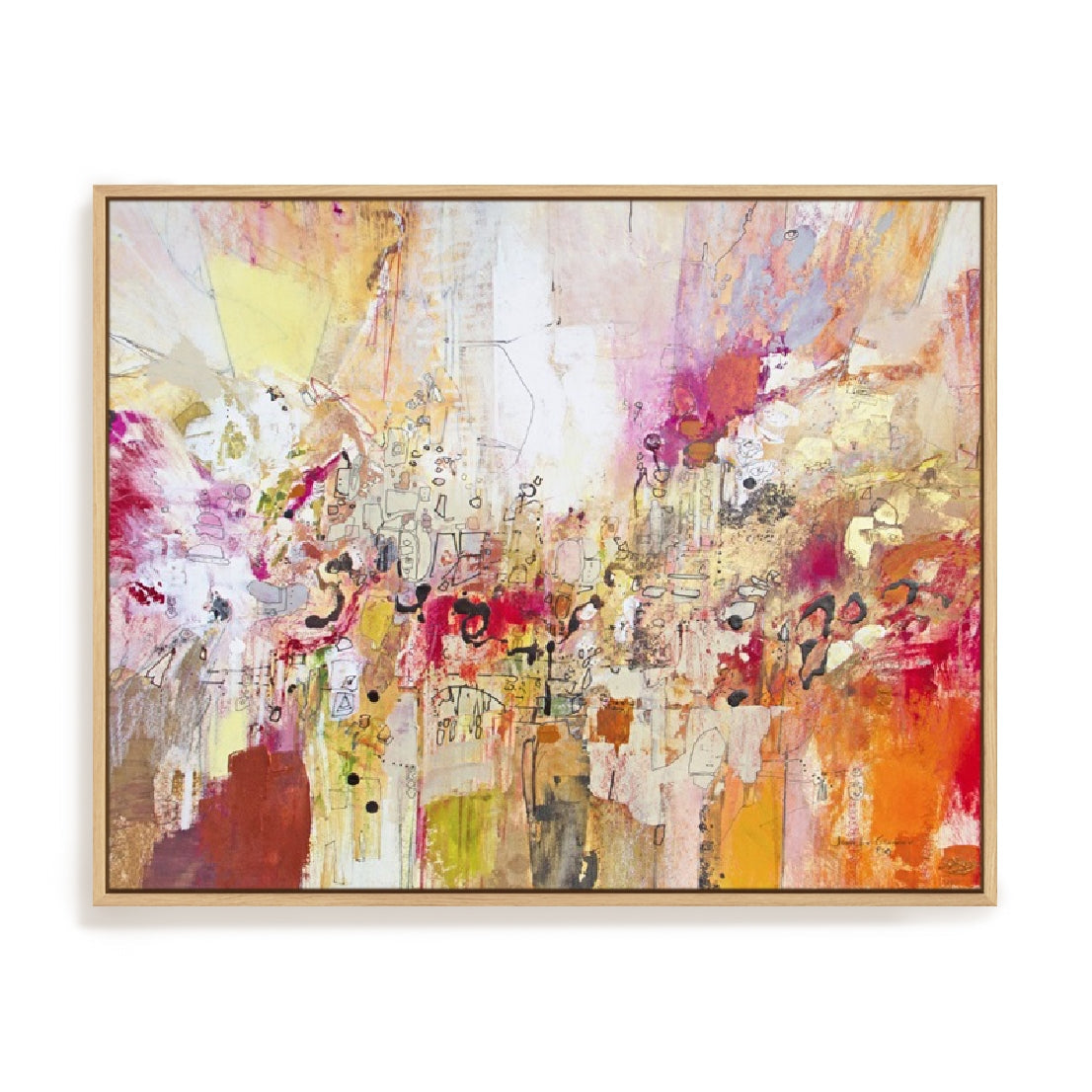 Red, White and Gold I Wall Art