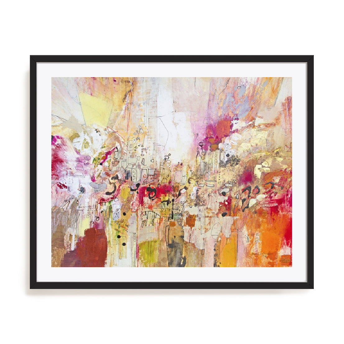 Red, White and Gold I Wall Art