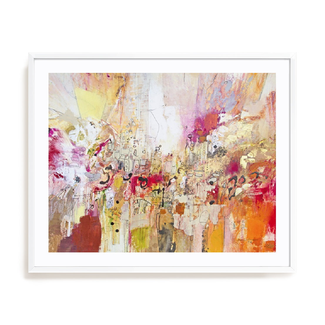 Red, White and Gold I Wall Art