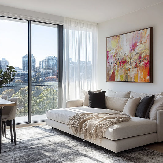 Red, White and Gold I Wall Art