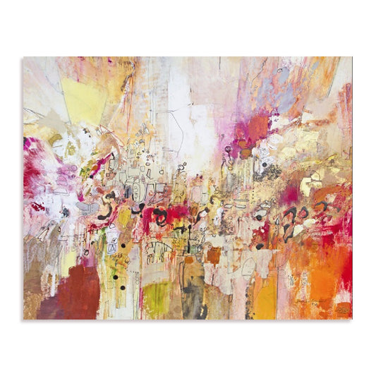 Red, White and Gold I Wall Art