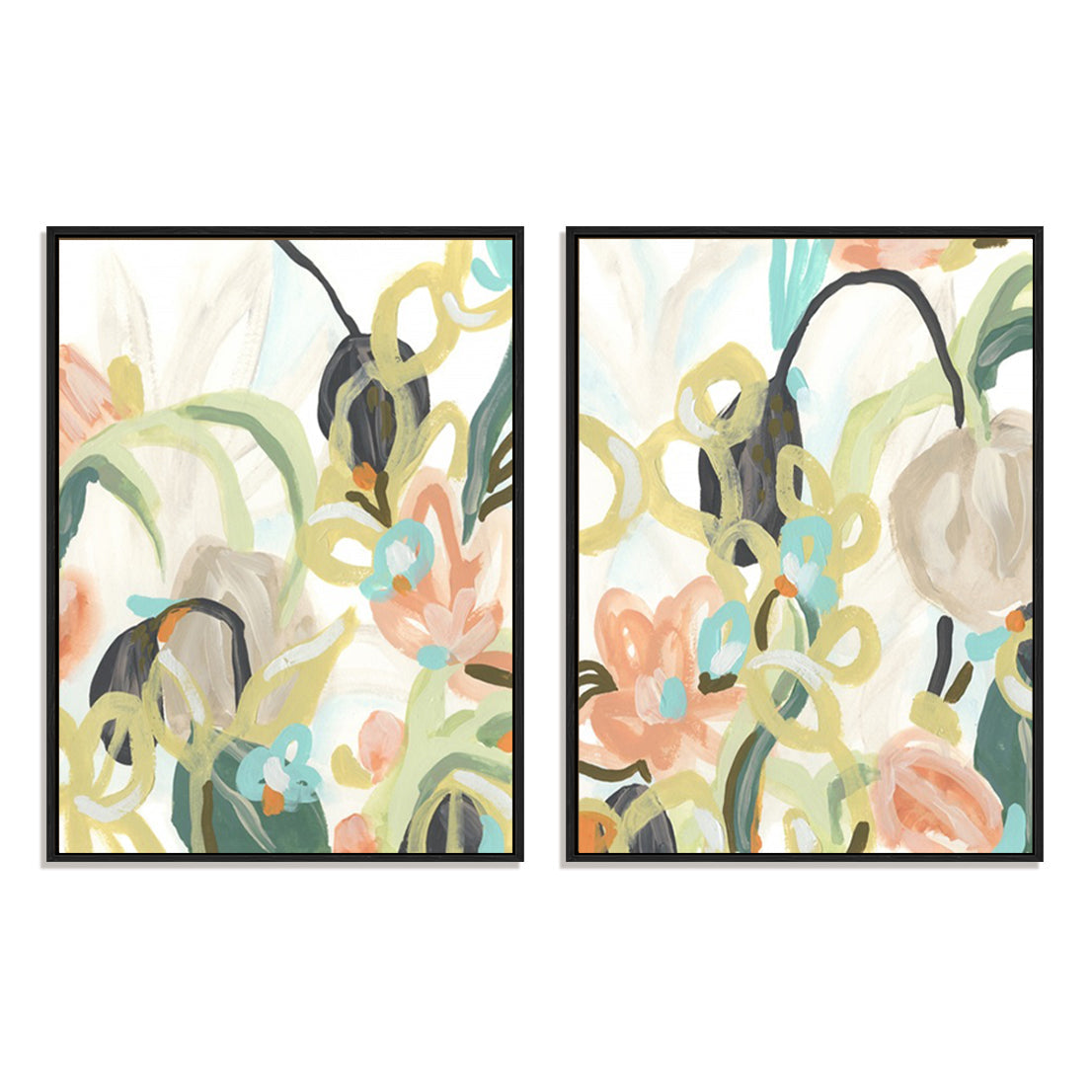 Tropical Jest I and II Wall Art