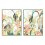 Tropical Jest I and II Wall Art
