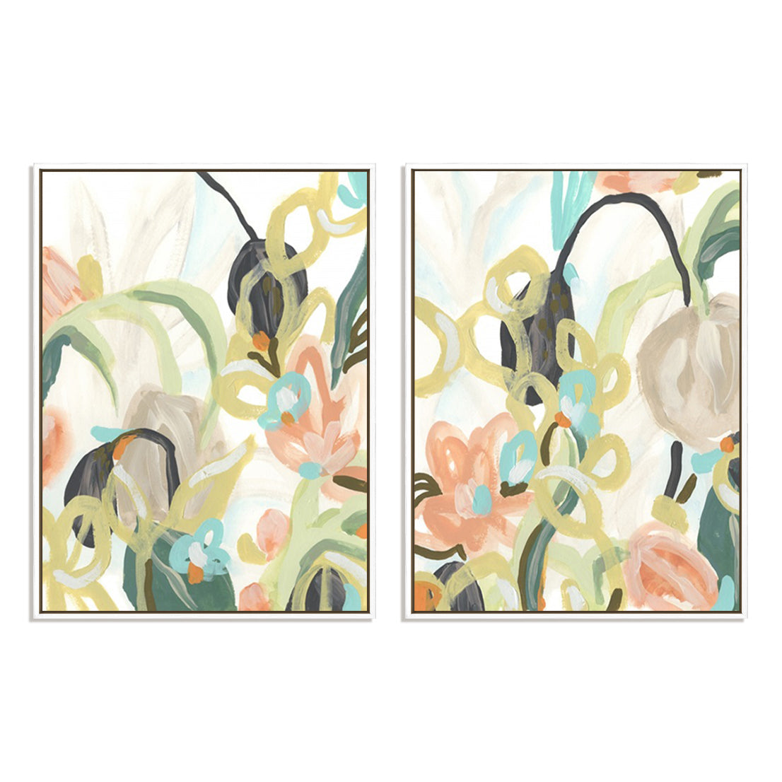 Tropical Jest I and II Wall Art