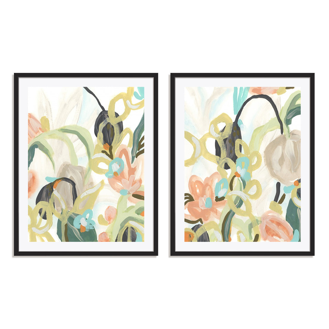 Tropical Jest I and II Wall Art
