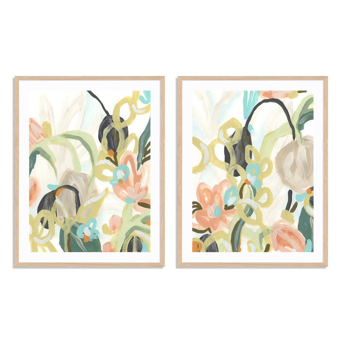 Tropical Jest I and II Wall Art