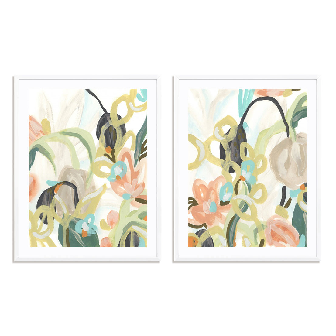 Tropical Jest I and II Wall Art