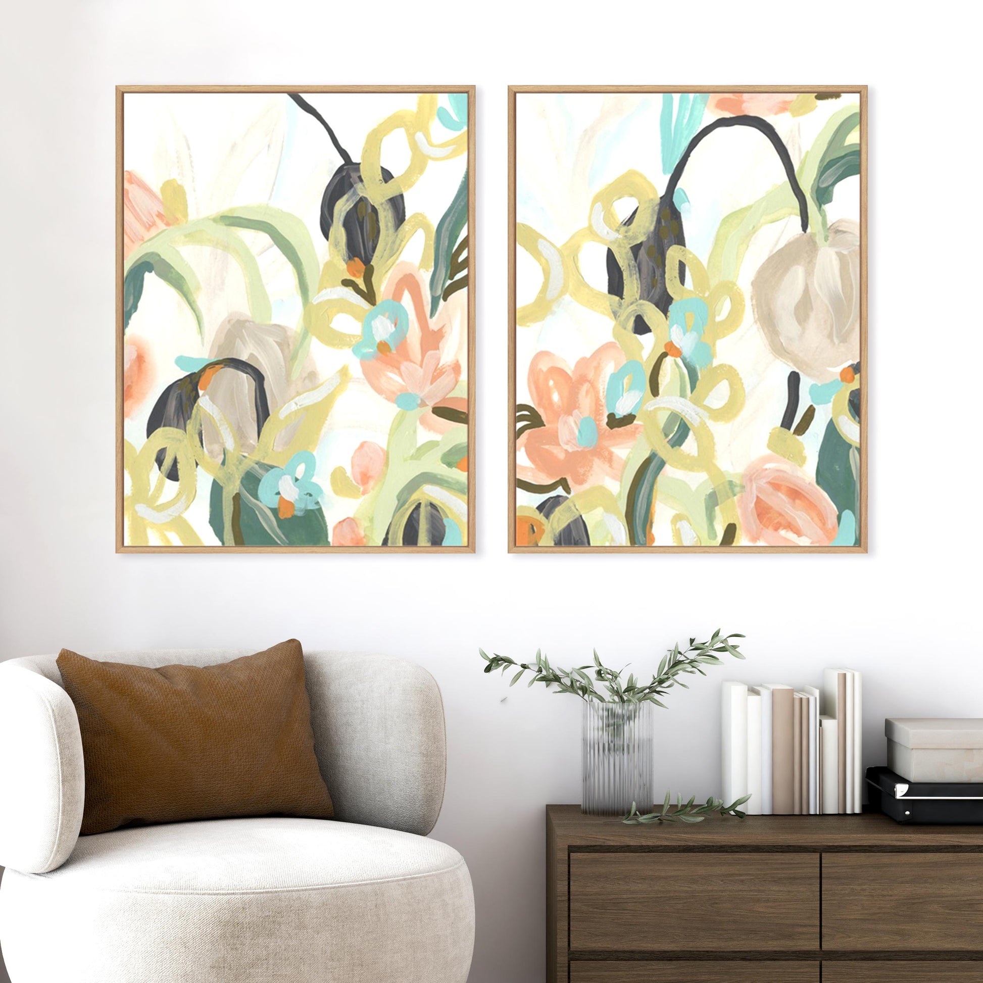 Tropical Jest I and II Wall Art