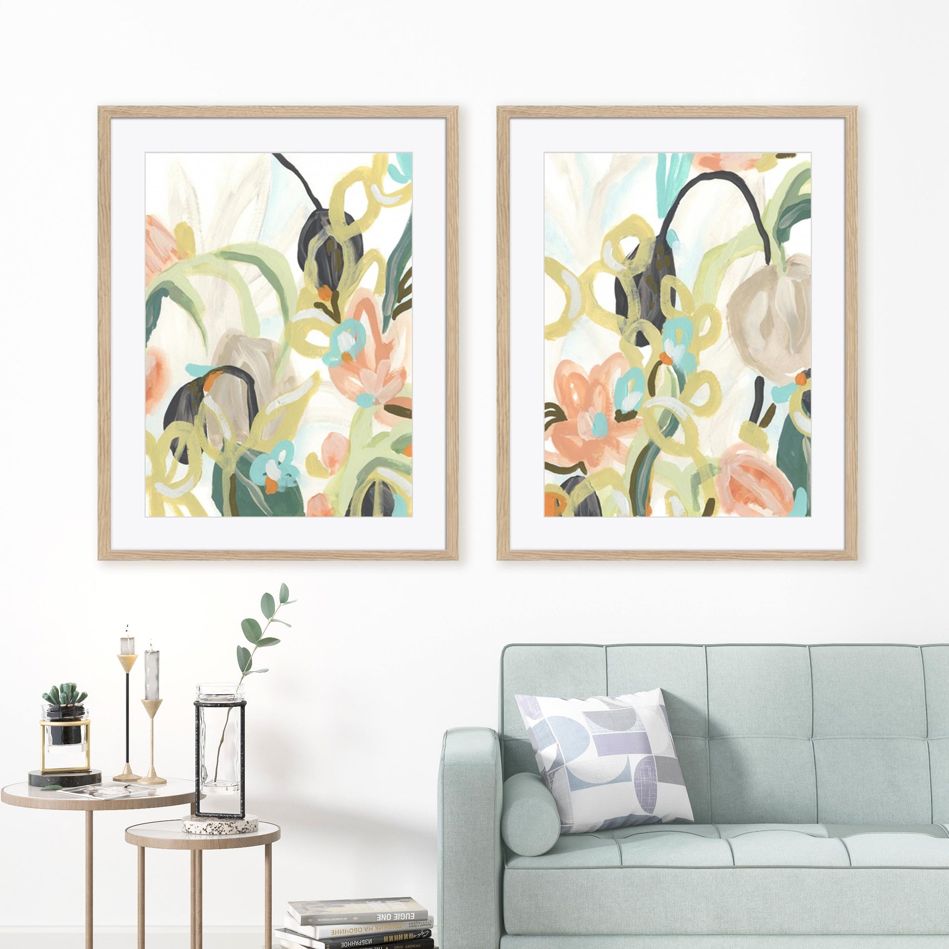 Tropical Jest I and II Wall Art