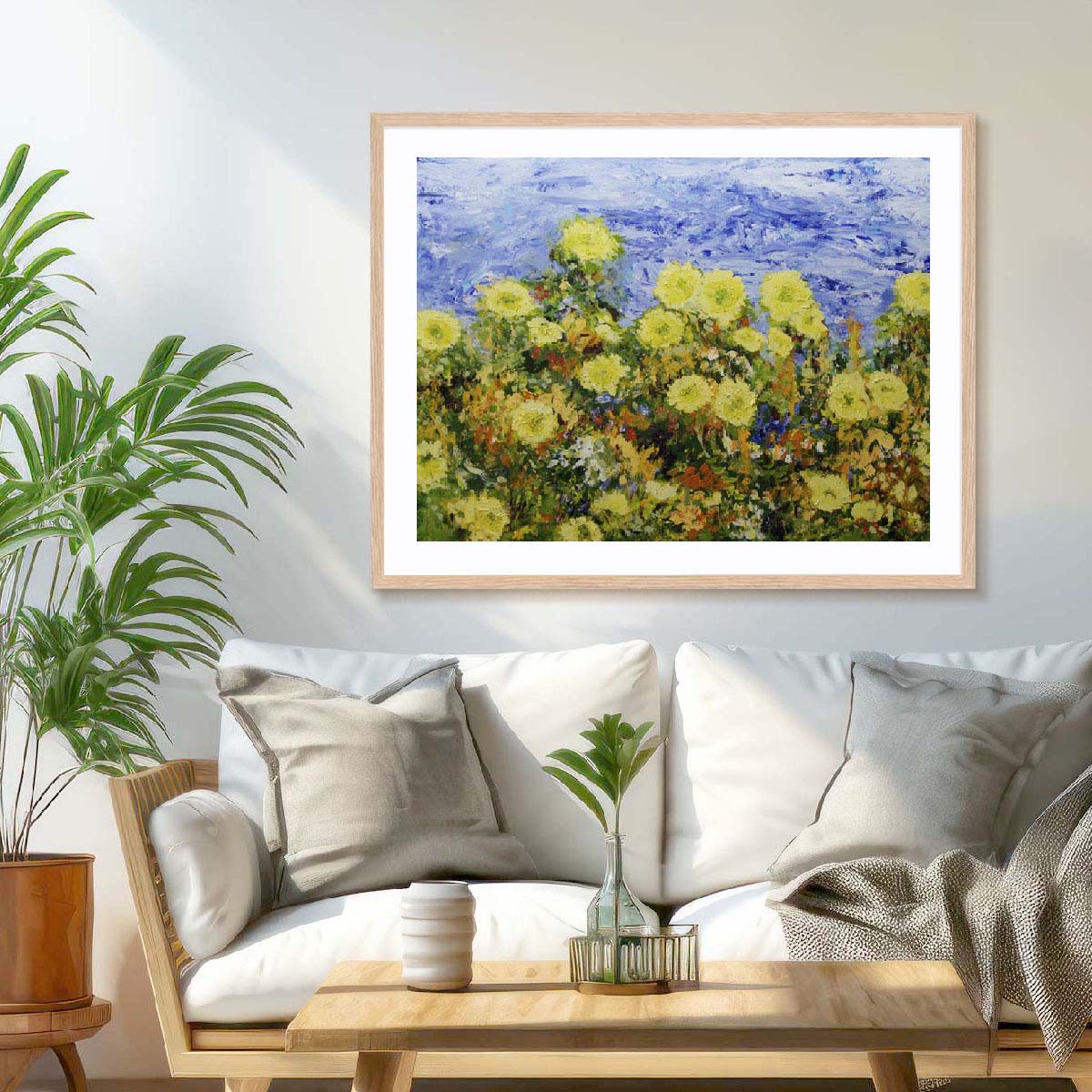 Storm over Summer Garden Wall Art