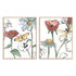Pair Boho Florals IV and VI Wall Art