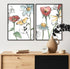 Pair Boho Florals IV and VI Wall Art