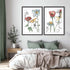 Pair Boho Florals IV and VI Wall Art