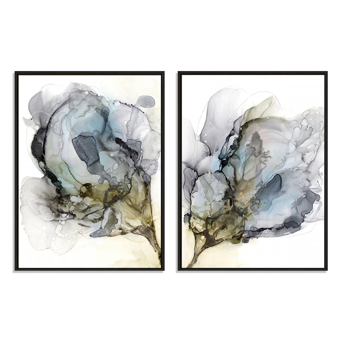 Blooming Neutrals I and II Wall Art