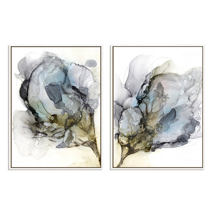 Blooming Neutrals I and II Wall Art