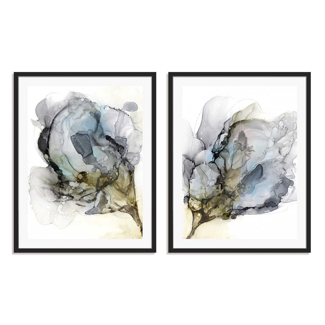 Blooming Neutrals I and II Wall Art