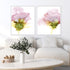 Blooming Pink I and II Wall Art