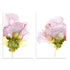 Blooming Pink I and II Wall Art