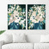 Blue Bloom Sketch I and II Wall Art