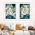 Blue Bloom Sketch I and II Wall Art