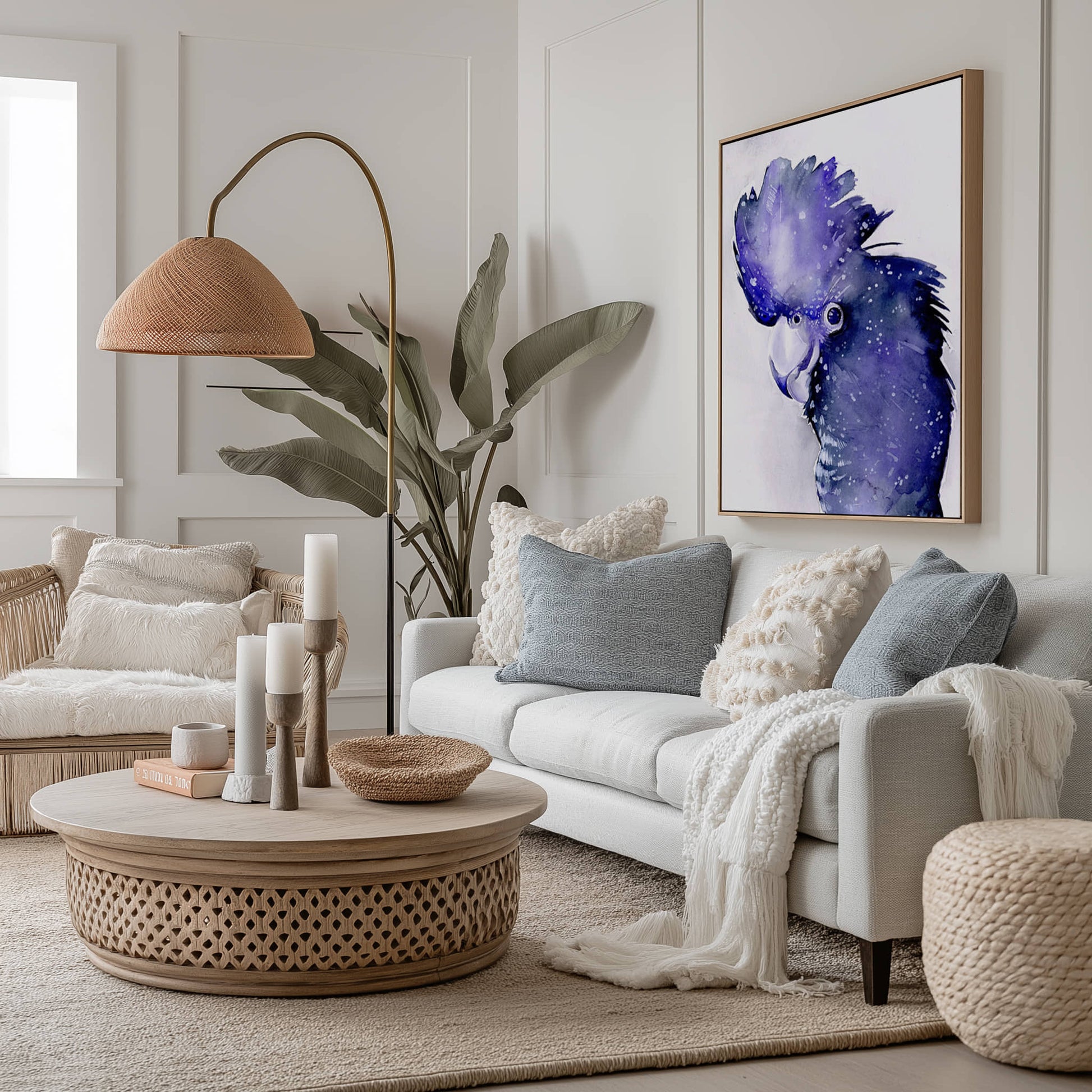 Celestial Cockatoos II Wall Art