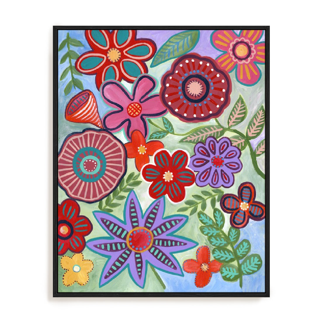 Colorful Flores I Wall Art