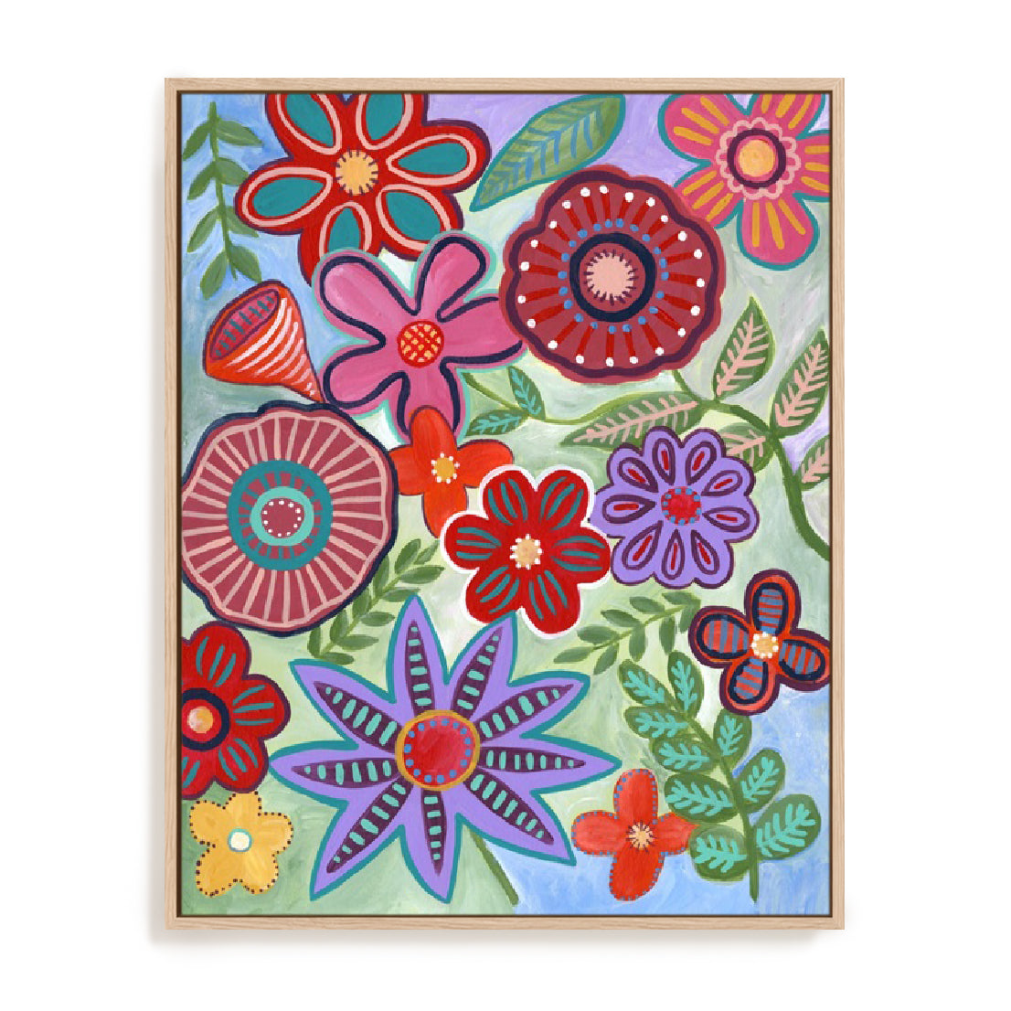 Colorful Flores I Wall Art