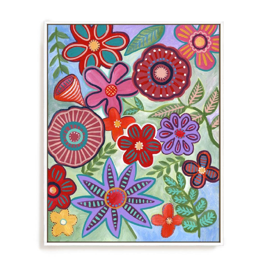 Colorful Flores I Wall Art