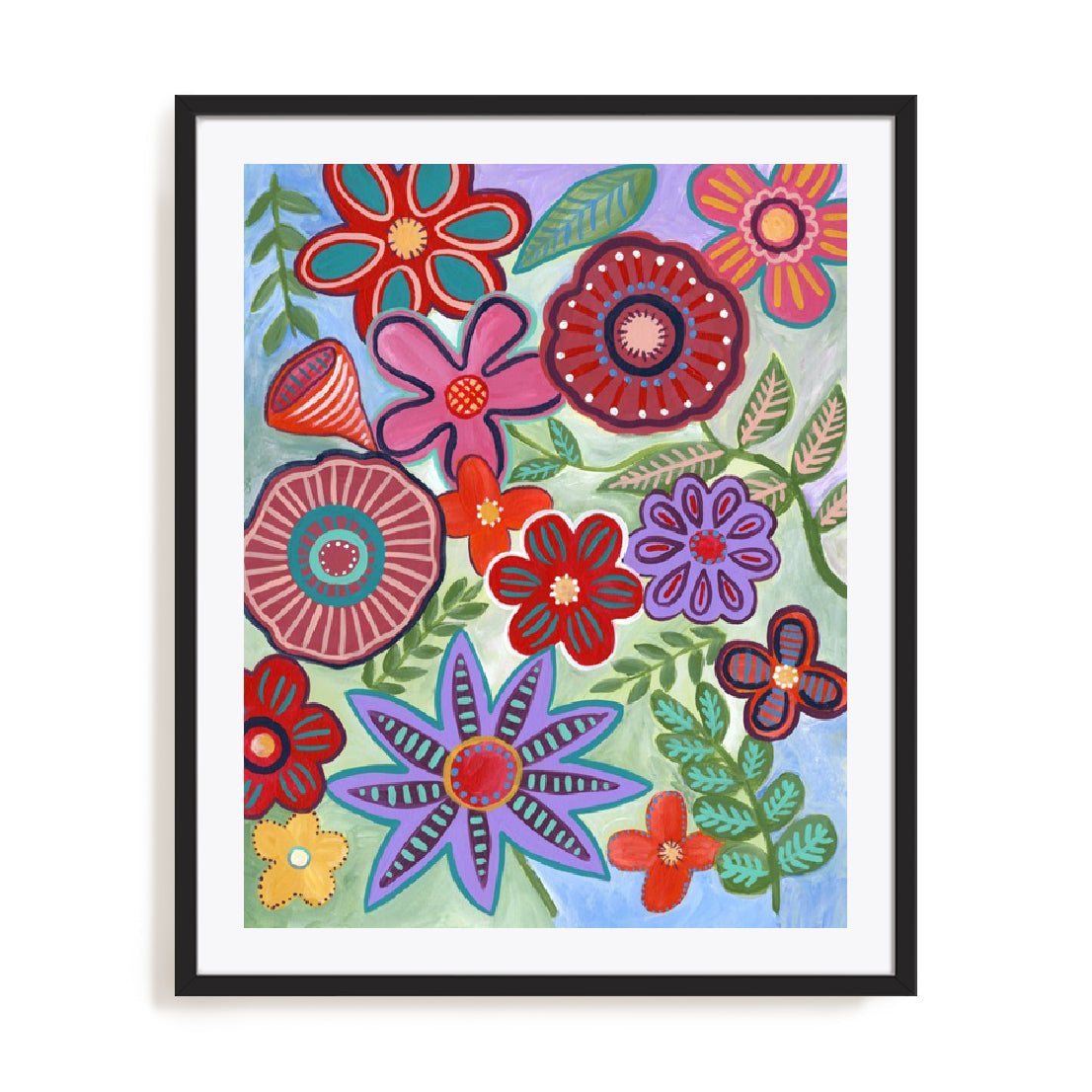 Colorful Flores I Wall Art