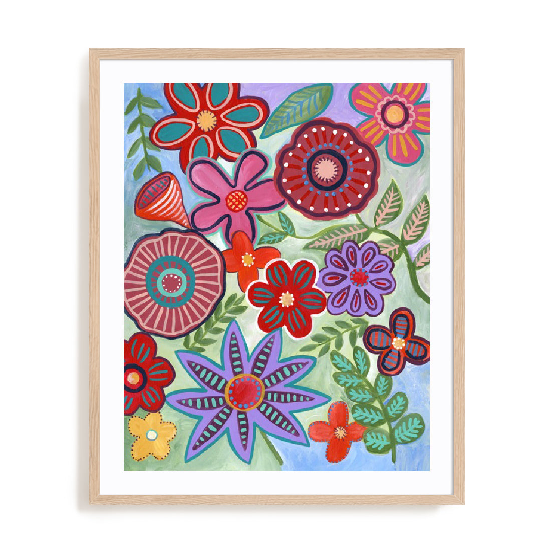 Colorful Flores I Wall Art