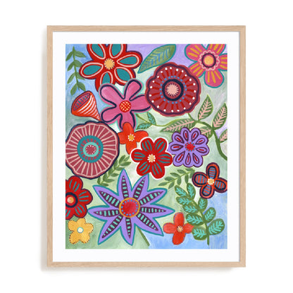 Colorful Flores I Wall Art
