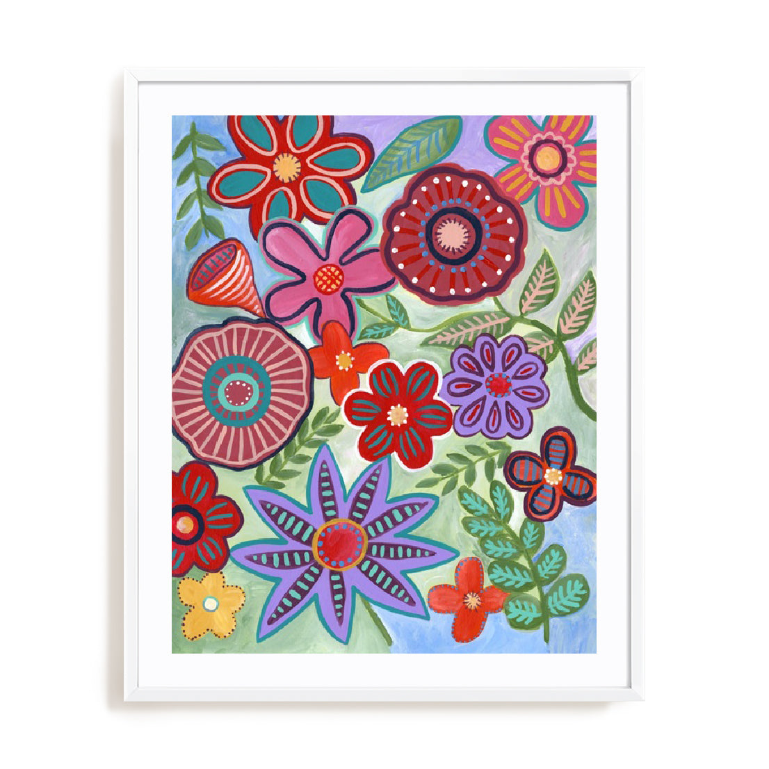 Colorful Flores I Wall Art