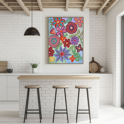 Colorful Flores I Wall Art