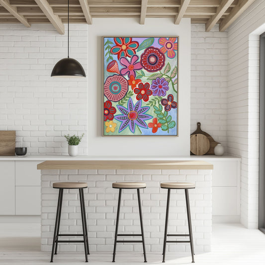 Colorful Flores I Wall Art