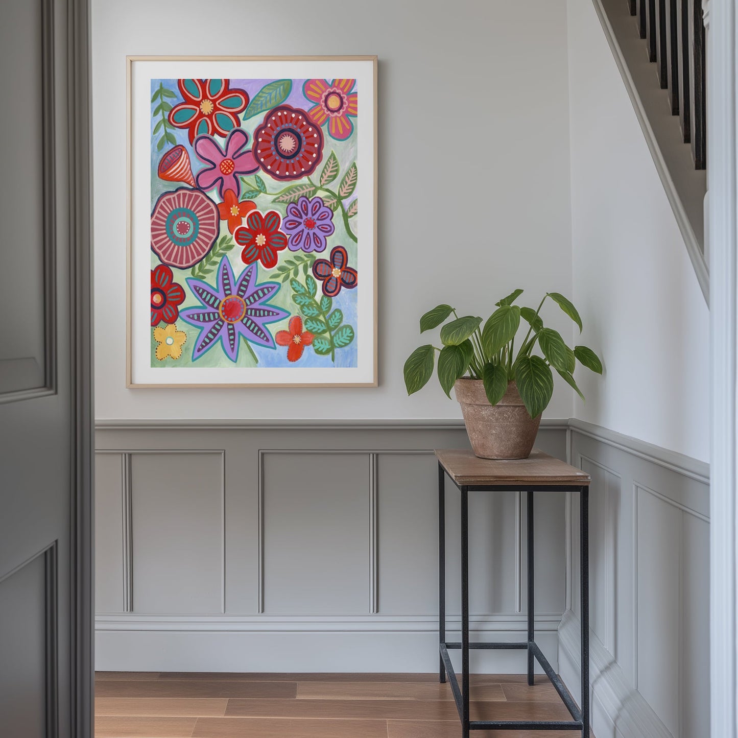 Colorful Flores I Wall Art