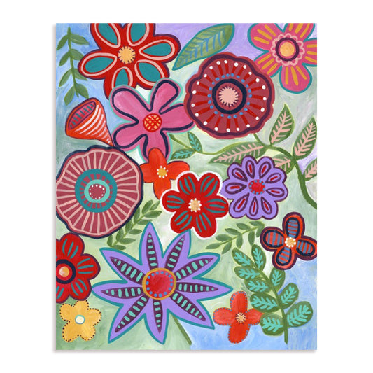 Colorful Flores I Wall Art